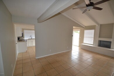 Vaulted Ceiling in Family Room