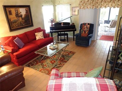 Living Room with TILED PLANK FLOOR