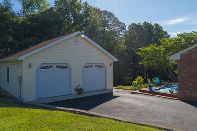Private back yard and detached garage