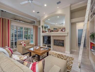 Family Room with Fire Place