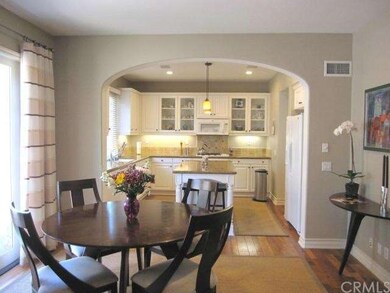 Formal or informal dining with French doors to the