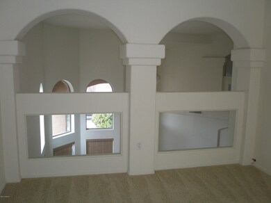 Loft room overlooking entry
