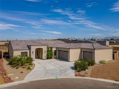 View of front of property featuring garage