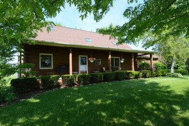 2226 Square foot log home on 5 acres