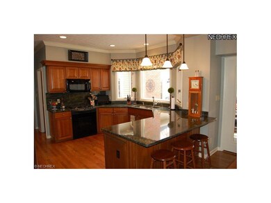 Updated Kitchen with Cherry Cabinetry, Granite Cou