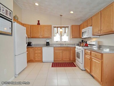 Kitchen. spacious kitchen with tile floor.