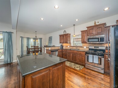 Kitchen with Island, Pantry and Breakfast Nook.