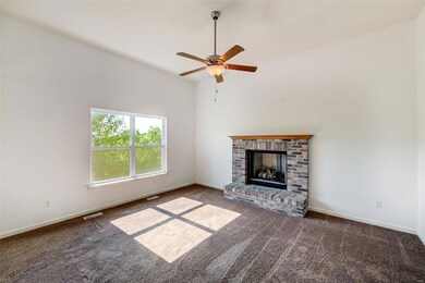 Living Room with Gas Fireplace
