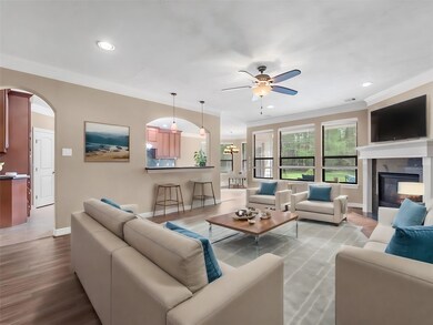 Virtually staged living
