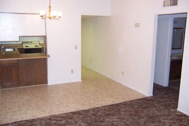 Living/dining area.