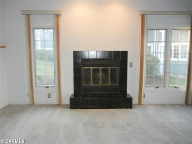 Living Room - Wood burning fireplace