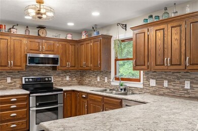Abundance of cabinets and counter space.