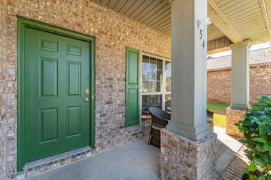 Inviting Covered Front Porch