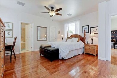 Large 15'x 16' Master Bedroom looking out to backy