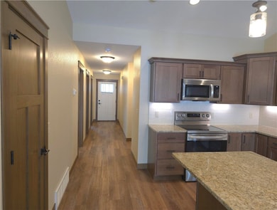 With Granite counter tops.