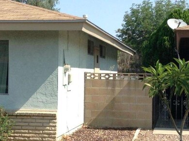 East side of house
