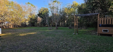 View of grassy yard