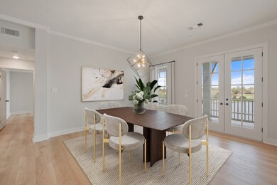 The lovely dining area has a front row seat to Lak
