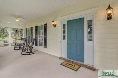 Enjoy relaxing on the wrap around porch swing
