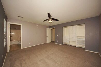 Spacious master bedroom