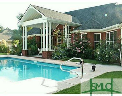 Exterior Back. Gardens