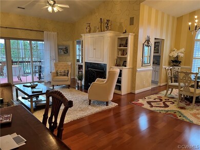 Great Room opens to dining room