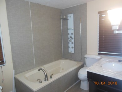 Bath jetted tub shower combo