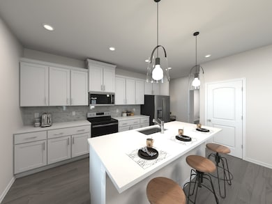 Photo is not of the actual home, but is an inspirational photo of builder’s model home and may depict options, furnishings, and/or decorator features that are not included