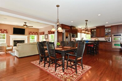 Breakfast Room looking towards Kitchen and Hearth 