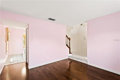 Formal Living room with wood floors.