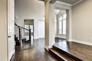 Beautiful hardwood flooring greets in the foyer and flows throughtout much of the downstairs areas!