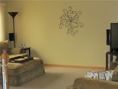 Living Room Newer wall to wall carpeting