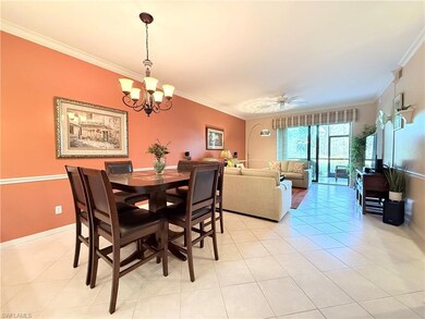 Dining to Living Room is open concept