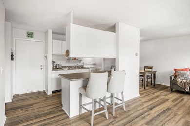 Very open floorplan between kitchen, dining, and living room