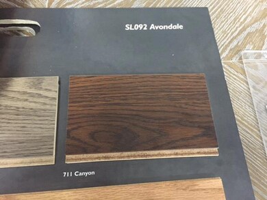 Laminate to be used in living room.  Oil rubbed bronze lighting fixtures to be installed.
