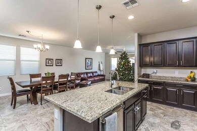 Kitchen open to Greatroom