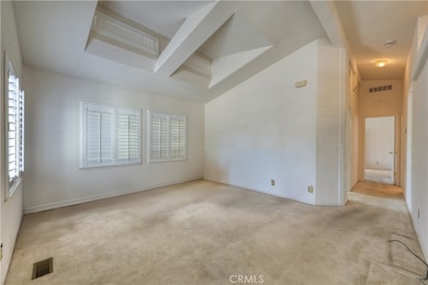 Living room without the furniture