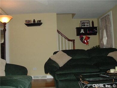 Living Room. Recently refinished hardwood floors t