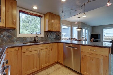 Extensive granite countertops