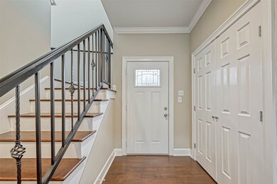 Closet space to your left when you walk in the hom