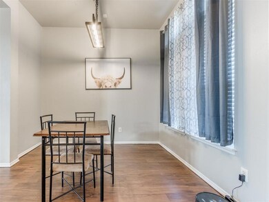 Dining space featuring hardwood / wood-style floor