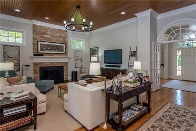 Family room spacious and quaint