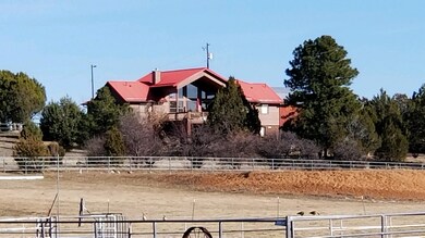 back of home from a distance