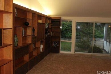 Living Room with custom made bookcase