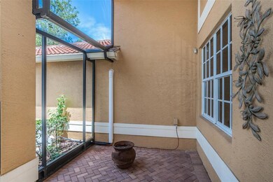 Screened entry lanai
