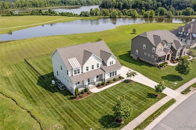 Aerial view of property and surrounding area featu