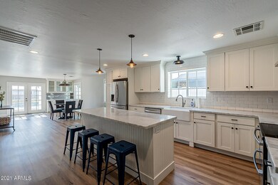 Kitchen Open to Dining