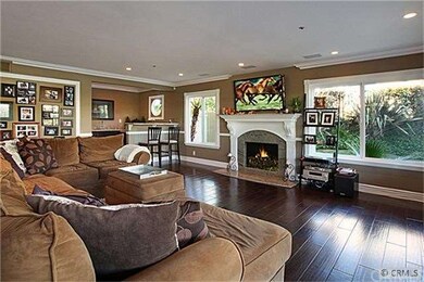 Large family room is adjacent to breakfast nook an