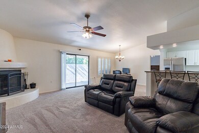 Living Room, Dining Room & Kitchen