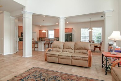 Very open floor concept